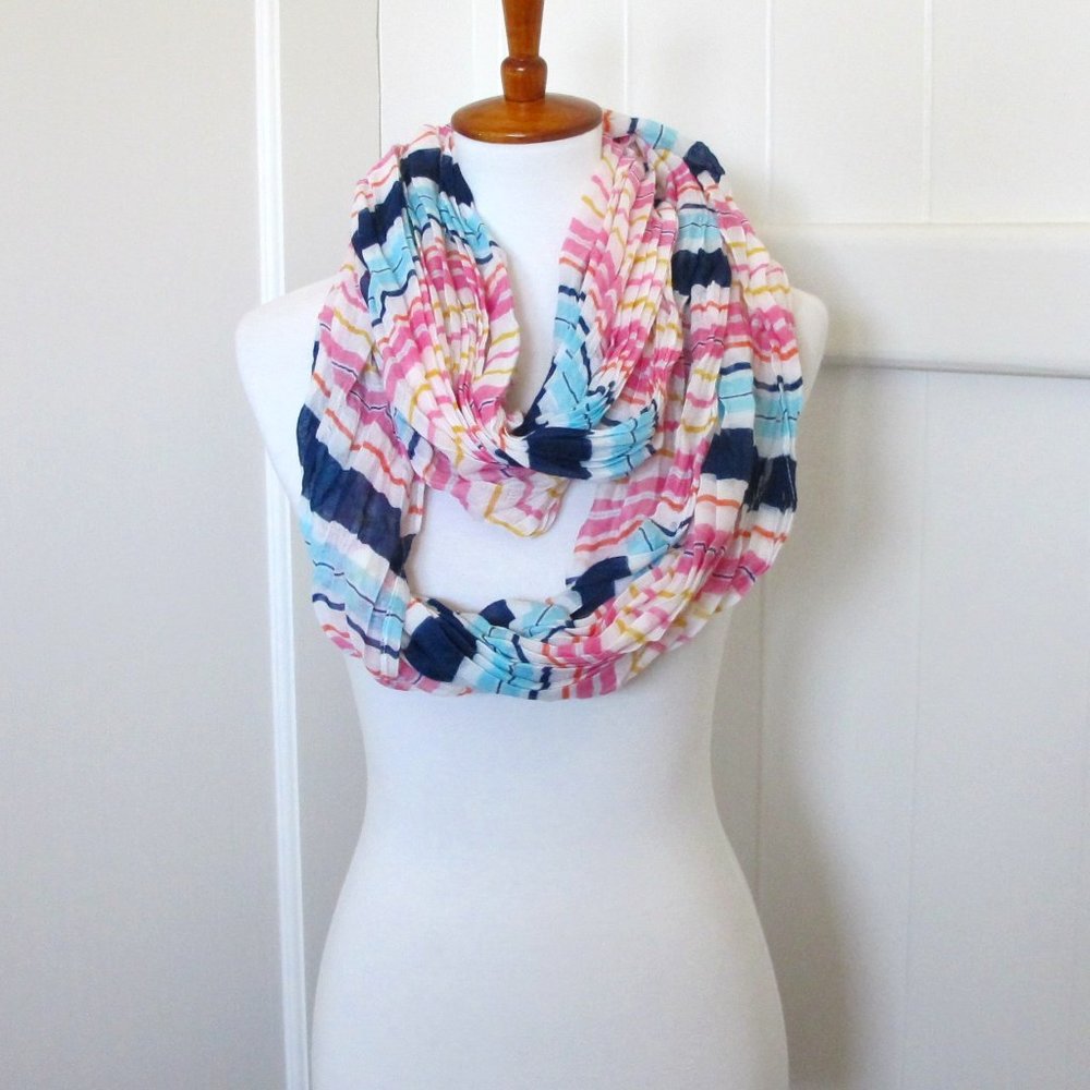 Colorful Candy Colored Infinity Scarf